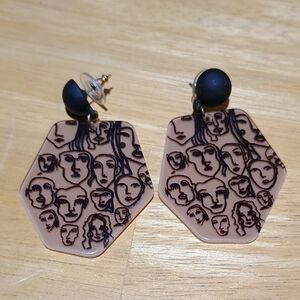 Christian Siriano Brown Girl Earrings